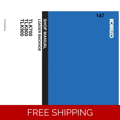 KOBELCO TLK700, TLK800, TLK900 BACKHOE LOADER WORKSHOP REPAIR MANUAL